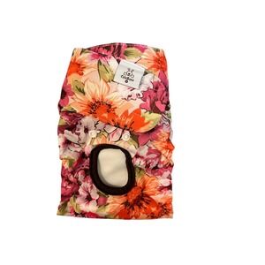 CuteBone Female Dog Diaper Floral Print Washable Reusable Pet Panty Medium‎
